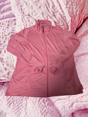 Danskin Now Pink Full-Zip Active Jacket - Women's Size XXL